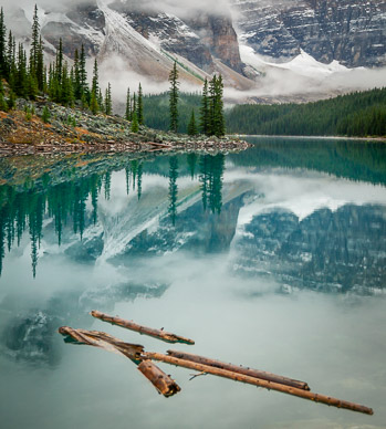 Clearning storm at Moraine Lake