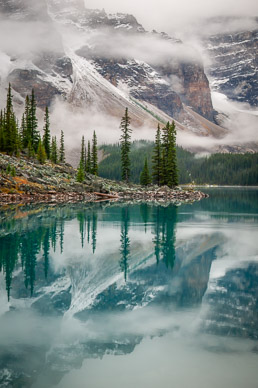 Clearning storm at Moraine Lake