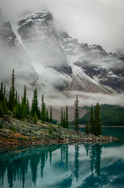 Clearning storm at Moraine Lake