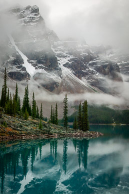 Clearning storm at Moraine Lake