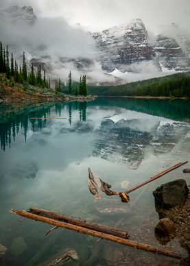 Clearning storm at Moraine Lake
