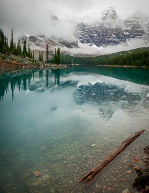 Clearning storm at Moraine Lake