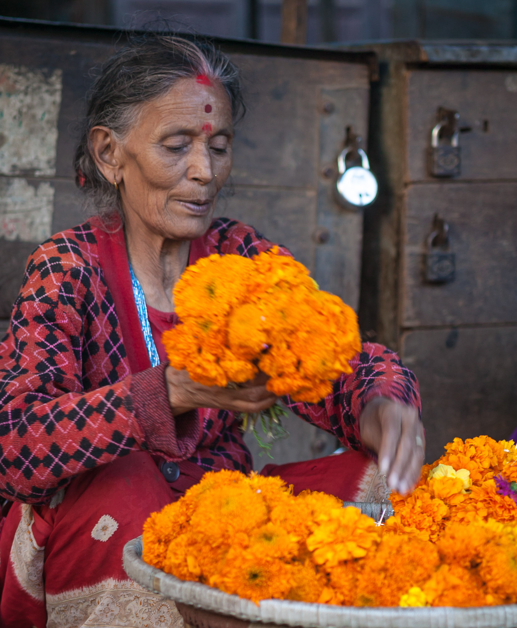 Marigolds are heavily used in Diwali celebration