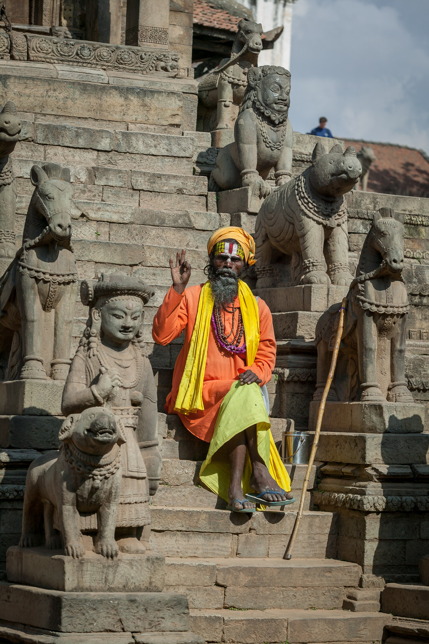 Hindu Sadhu  in Bhaktapur