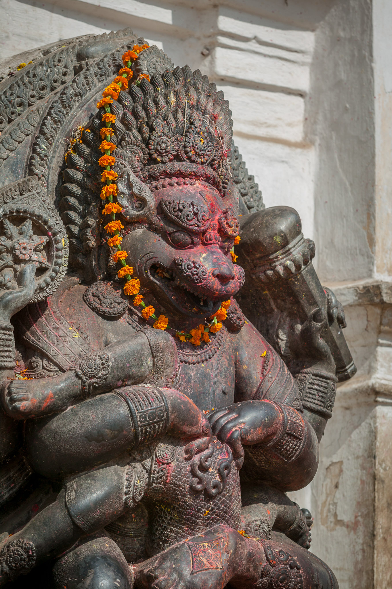 Hindu statue in Bhaktapur