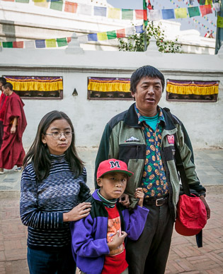 Kami and his two kids