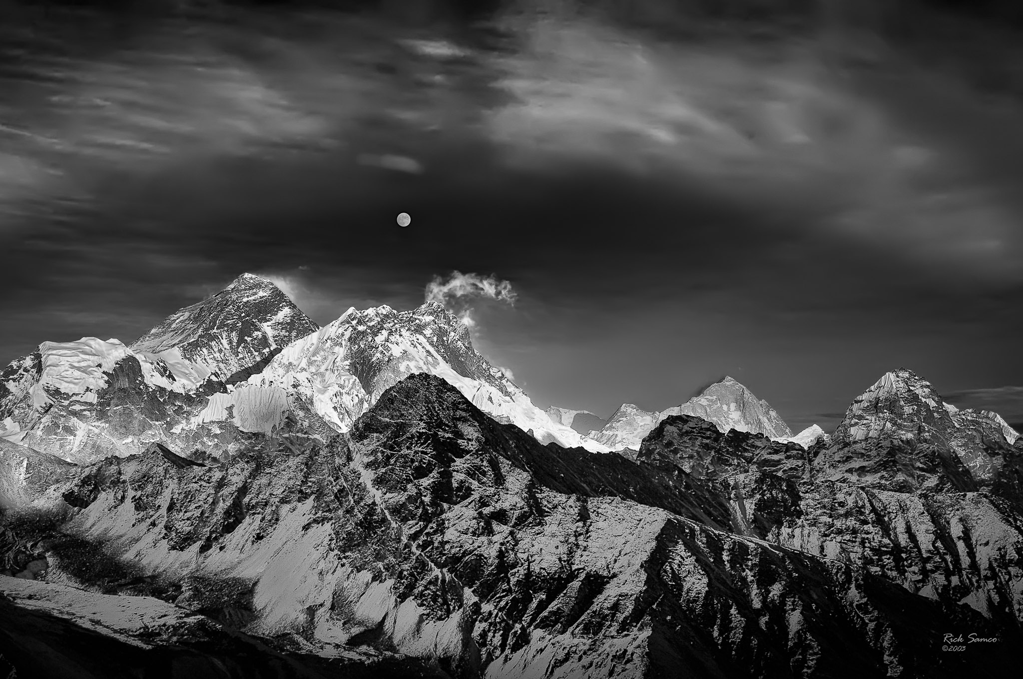Moonrise over Everest Group