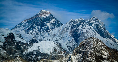 Everest, Lhotse & Nuptse as seen from Gokyo Ri