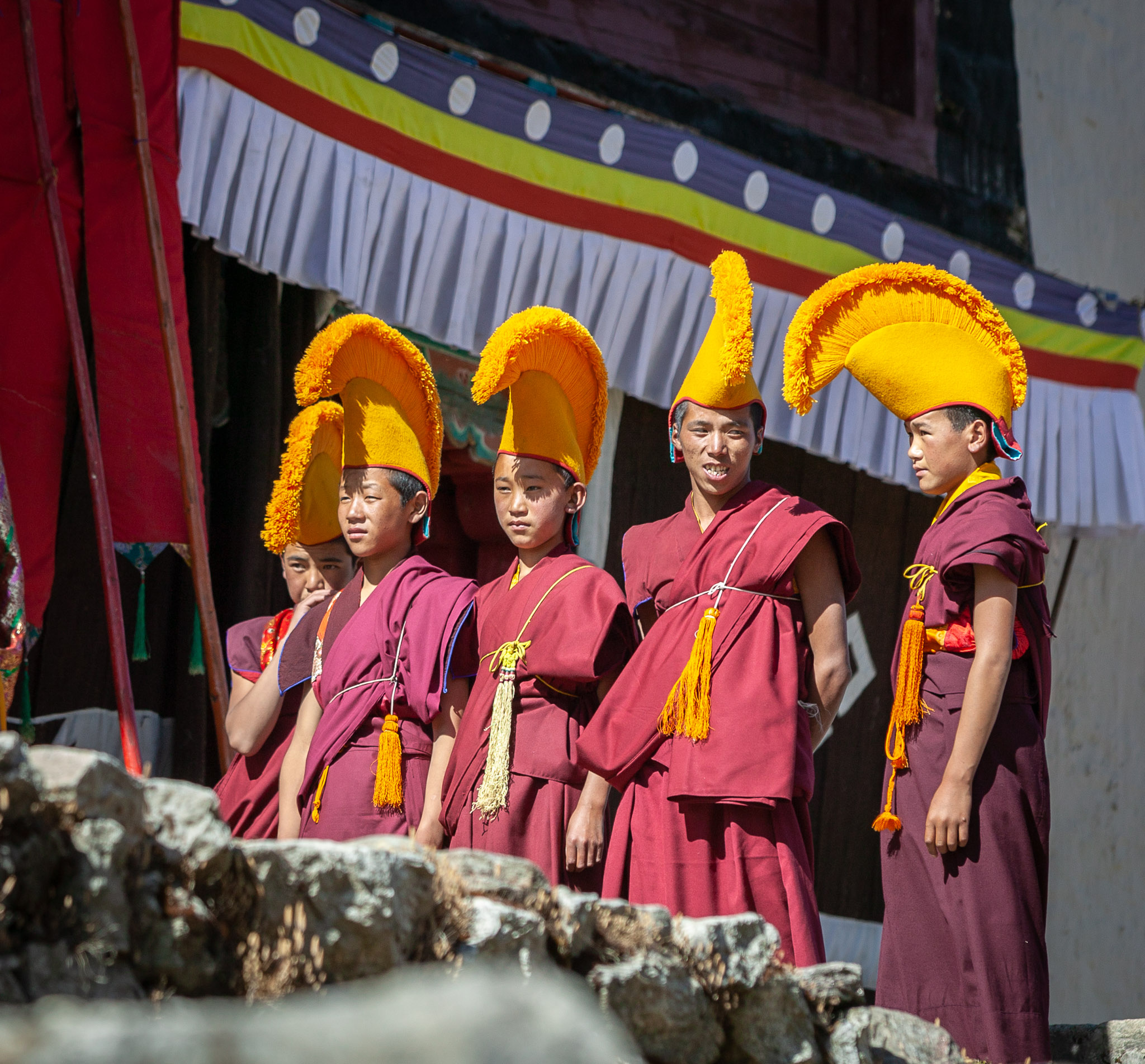 Tengboche Monastery young monks