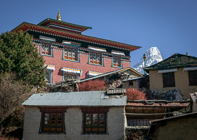 Tengboche Monastery, Ama Dablam behind