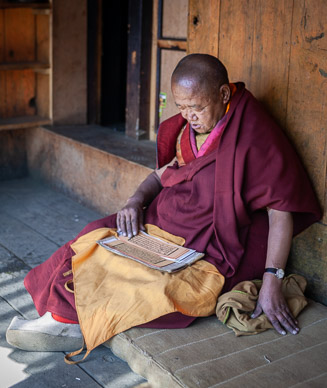 Tengboche Monastery monk