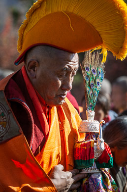 Festival's Blessing Ceremony begins with procession out of monastery