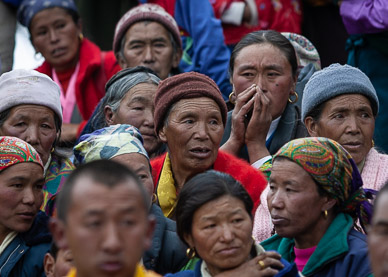 Local crowd at Blessing Ceremony