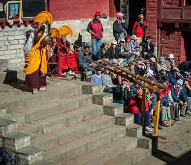 Opening of second day's Dance of the Masks