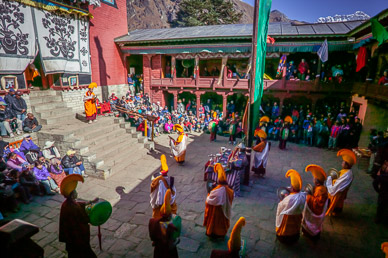 Opening of second day's Dance of the Masks