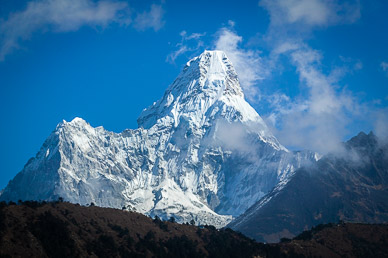 Leaving Ama Dablam